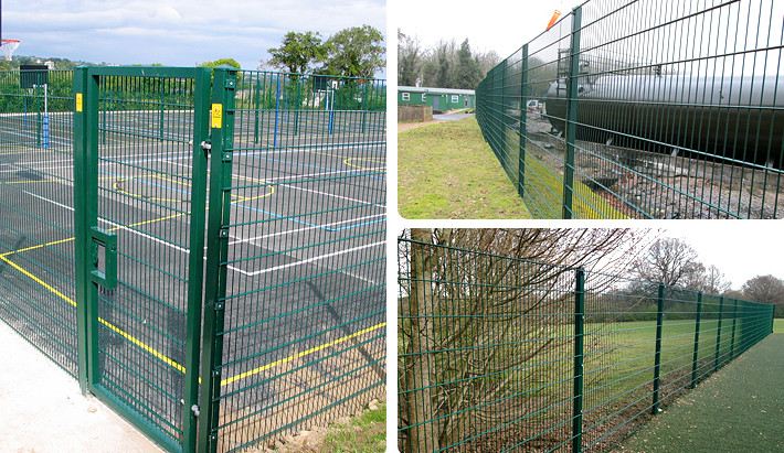 Garden L2500mm PVC Coated Welded Wire Fence OHSAS Approval