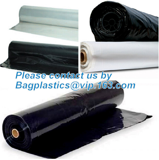 Transparent / Black / Silver / White color Plastic PE LDPE Agriculture Mulching Film,panda strawberry mulch film/black w