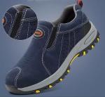 Hot Sale No Lace Non Slip Leather Woodland Steel Toe Construction Safety Work