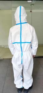 China Antivirus Medical Protective Coveralls Disposable Protective Suit Against Germs wholesale