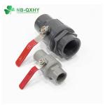Water Industrial Usage PVC 2PCS Stainless Steel Ball Valve OEM