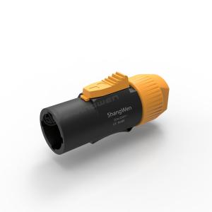 China Sealed IP65 Waterproof Power Connector 3 Conductor Male Plug Powercon wholesale
