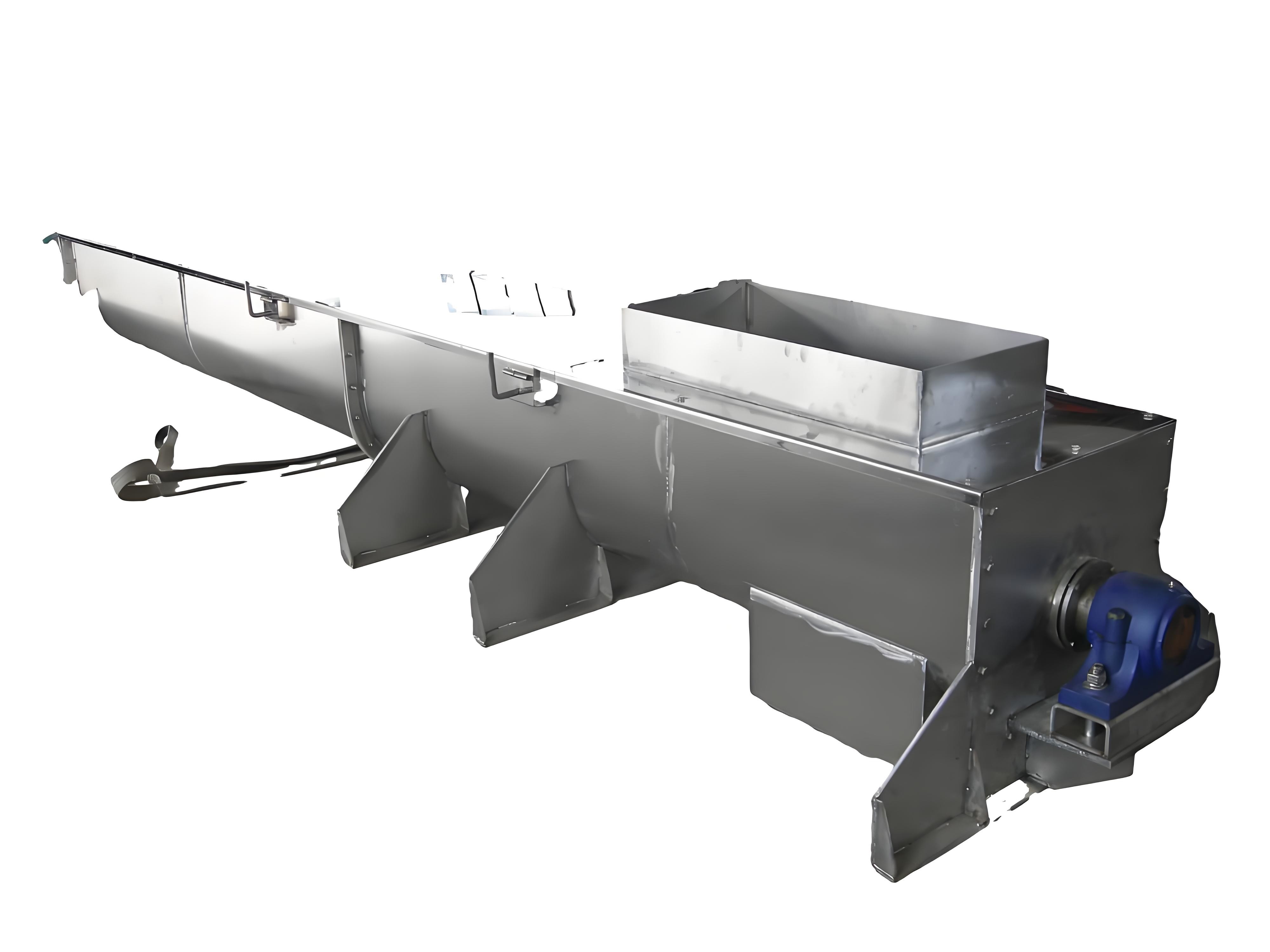 Wesew Auger Conveyor With Customizable Screw Flight For Material Handling Solutions