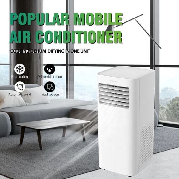 5000BTU Portable Smart Air Conditioner with Dehumidifying Function and LED Touch Screen Control