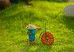 Metal Bicycle Flowerpot Garden Decoration Simple Flowerpot Decoration