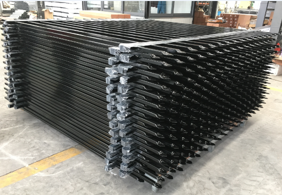 POWDER coated tubular fence panels Hercules Security Fence panels