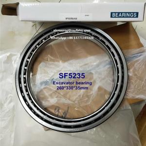 China SF5235 excavator bearing thin section steel cage angular contact ball bearing 260*330*35mm wholesale