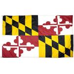 Full Culture Display Reinforced Stitching Maryland Flag Durable Construction​