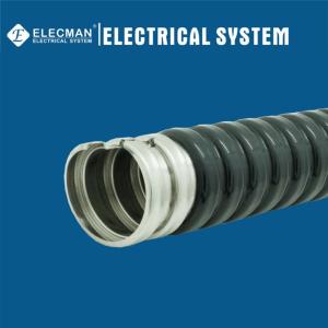 China Black PVC Coated Galvanised Steel Flexible Conduit Electrical Metal Hose wholesale