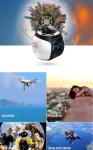 360 Panoramic Camera 30M Waterproof Sport Video 4K WIFI Mini Camera Sport