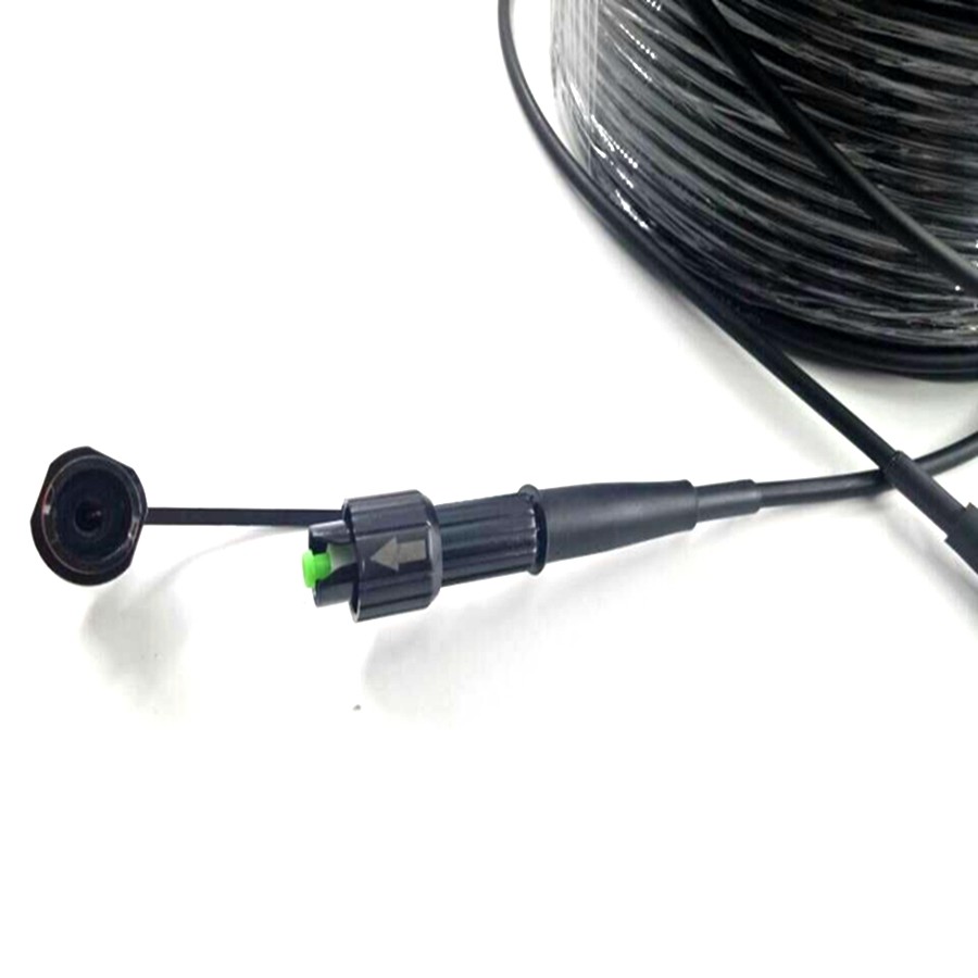 G657A1 LSZH Jacket IP67 huawei mini SC pre connectorized drop wire Fiber Optical Patch Cord