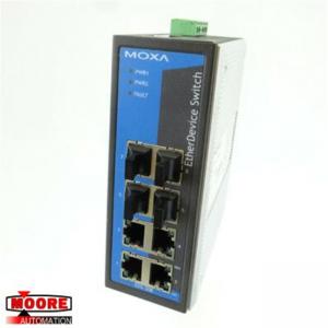 China EDS-308  EDS308  MOXA  Unmanaged Ethernet Switch with 8 ports ether Device Switch 24v DC on sale