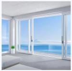 PVC / UPVC Tempered Glass Sliding Door Standard White Glass Indoor Sliding Doors