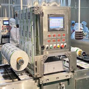China 380V PLC Control Automatic Plastic Food Tray Sealing Machine wholesale