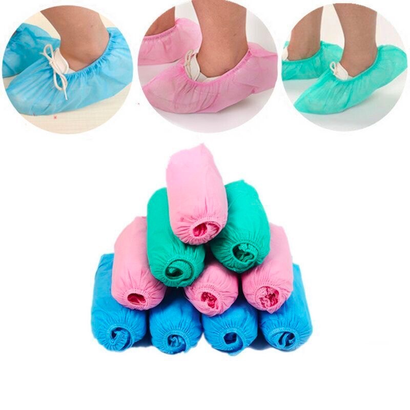 Industrial Shoe Boot Covers Disposable Nonwoven For Dust Free Workshop