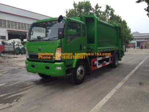 China 4x2 6001 - 10000L Garbage Compactor Truck Special Purpose Truck Diesel Fuel Type wholesale