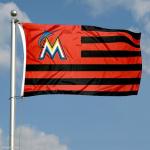 Miami Marlins Americana Nation Flag