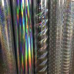 Rainbow Pattern Cold Stamping Foil / Holographic Hot Stamping Foil For Packaging