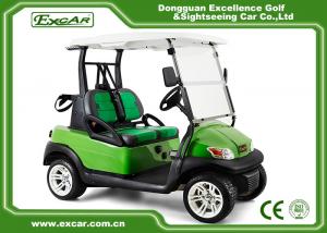China Customized Double Seat Golf Cart Double Color With Curtis Controller wholesale
