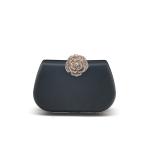 Irregular D Shape Clamshell Metal Clutch Frame For Wedding Bag