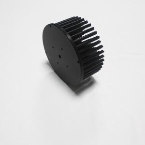 China ODM Black Anodized Aluminum Heat Sink , Al1050 Round Extruded Aluminum Heatsink wholesale