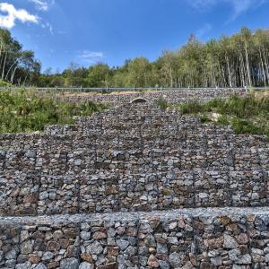 China Heavy Duty Gabion Wall Hydraulic Engineering Slope Stabilization Zinc Coated wholesale