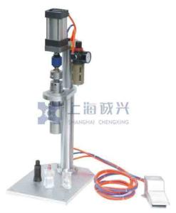 China Semi Automatic Pneumatic Perfume Bottle Crimping Machine Desktop wholesale
