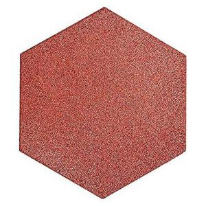 China Wear-Resistant Hexagon Rubber Bricks Rubber Tiles Outdoor Interlocking Rubber Tiles wholesale