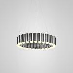Postmodern Luxury LED Chandelier Round Water Pipe ndustrial Carousel LED