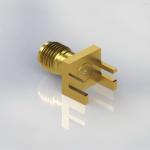 009" Pin RF Straight Connector Mixed Solder PCB Female 1.0mm W1 110GHz