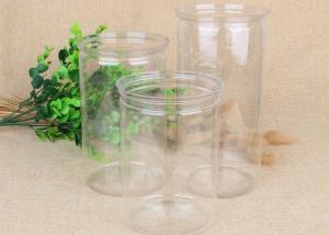 China Plastic Packaging Tube Airtight Waterproof Clear Pet Jar With EOE Lid wholesale