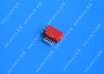 Customized Red External SATA Connector Voltage 125Vac Female SMT 7 Pin