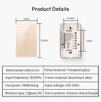 Glomarket Tuya Smart Switch Wifi US Electric Wall Switch Google Home Alexa Light
