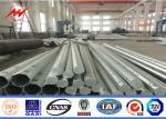 Metallic Distribution Galvanized Steel Utility Pole For Electricity Distribution