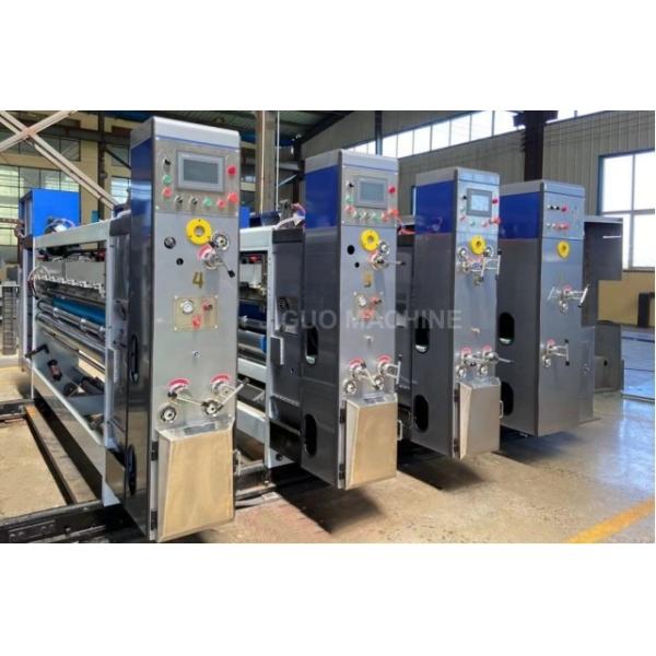 Chain Feeding Printing Slotting Machine Fruit Packaging Box