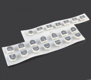 China Compression Molding Medical Silicone Keyboard For Ultrasound Machine wholesale