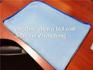 China microfiber waffle weave towels wholesale
