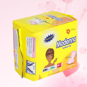 China Super Thick 6+6+4 Sanitary Pads For Long Night Use China Supplier Brand Name Sanitary Napkin With Winged wholesale