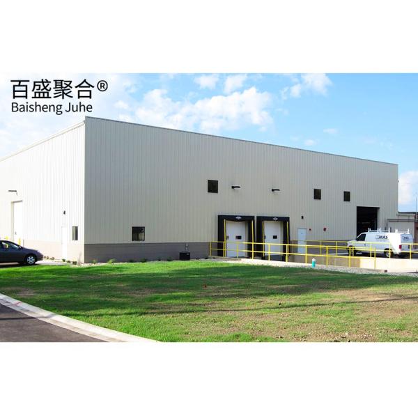 Painted Ethiopia Prefabricated Metallic Prefab Light Steel Structure Warehouse