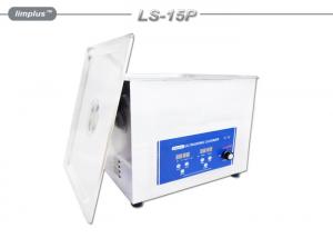 China Sonic Cleaning Bath 15L Ultrasonic Washer Machine , Carburetor Ultrasonic Cleaner For Aluminum on sale