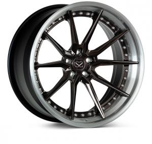 China Forged Vossen EVO2 3 PC Rims 24inch For RS5 Luxury Car Black Polished Wheels wholesale