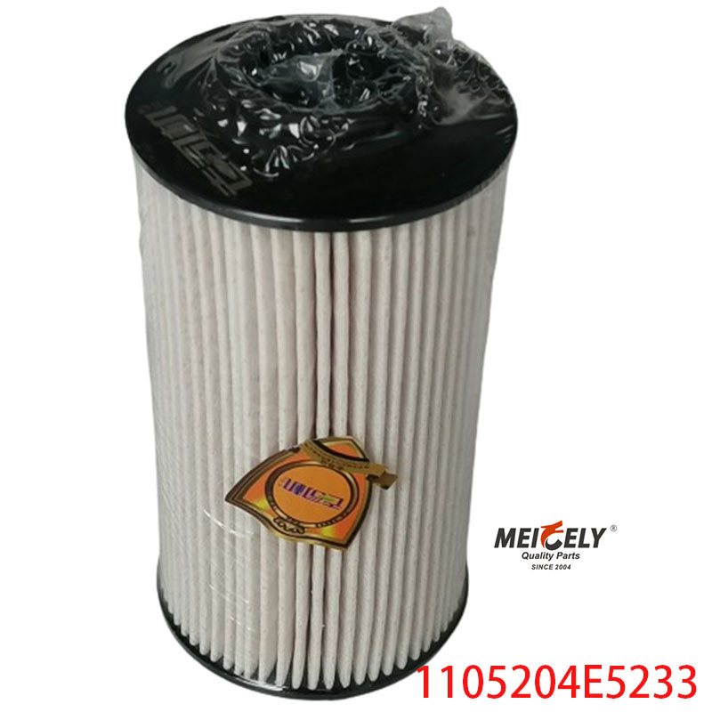 Stock 1105204E5233 Fuel Filter Element For JAC Jianghuai Junling