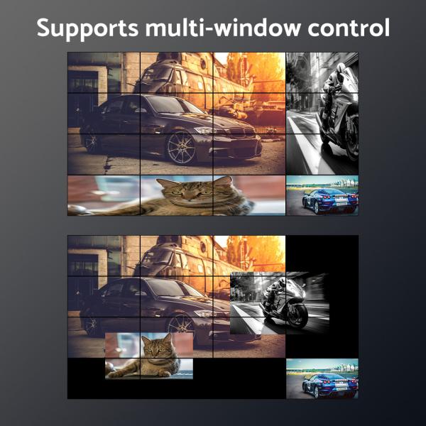 Fully Compliant 4K60 Video Splitter for Encrypted Content Control via Smartphone Package Weight 3KG