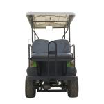 New Energy Powered Golf Truck 4+2 Seats Golf Car Lifted Tire Hunting Car for
