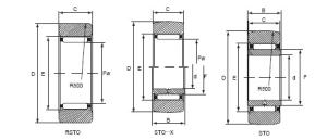 China Yoke Type Track Rollers Without Axial Guidance Needle Roller Bearings　 wholesale