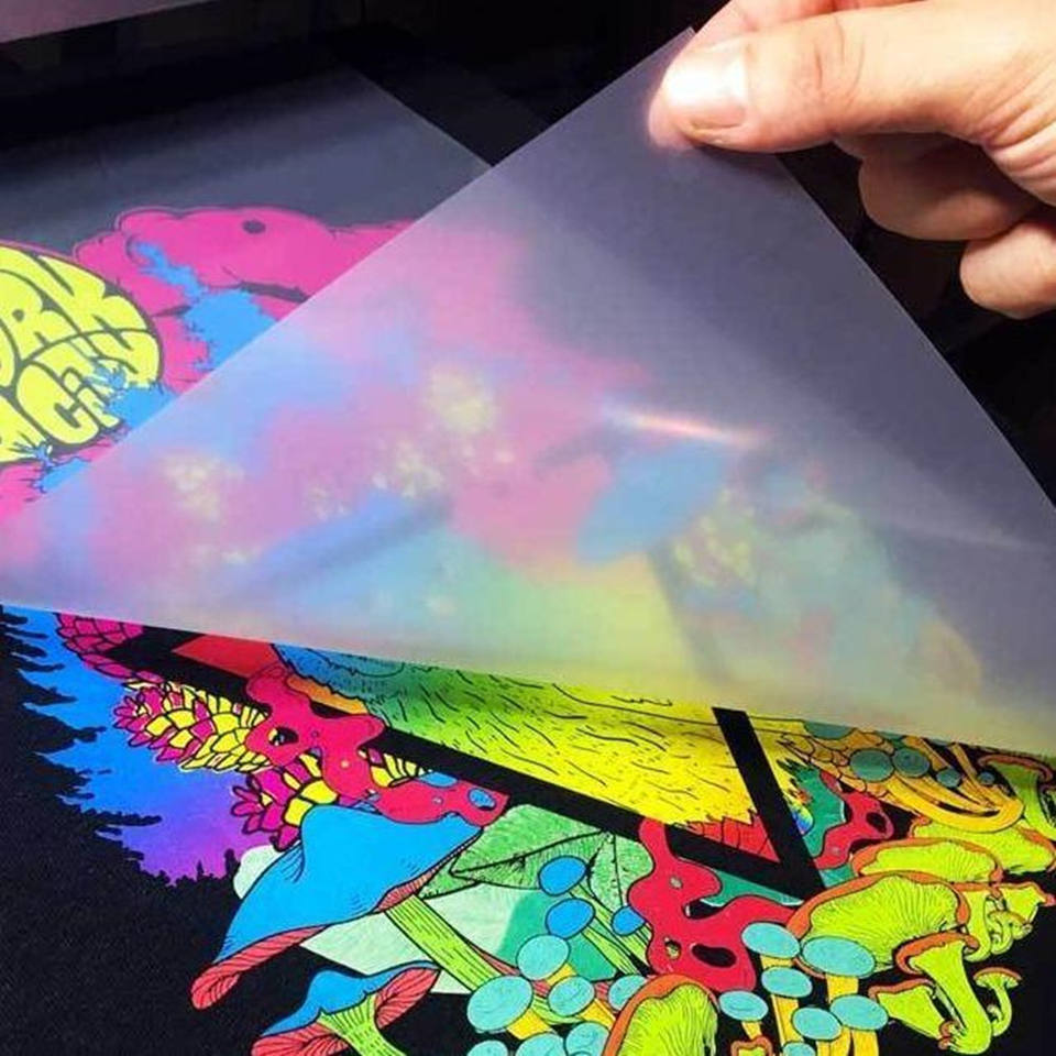 Hot Peel 17"X30m DTF Transfer Film Milky PET Heat Press Film