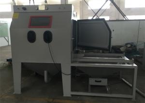 China Trolley Cart / Turntable Suction Blast Cabinet 1000mm * 1000mm * 800mm Working Chamber wholesale