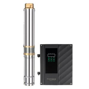 China DC 400W Solar Power Water Well Pump Kit 24V Stainless Steel Deep Well Submersible Solar Pump wholesale