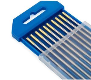 China Tungsten Electrodes WL15 1.5% Lanthanated Golden Head 2.4mm for TIG Welding Consumables wholesale