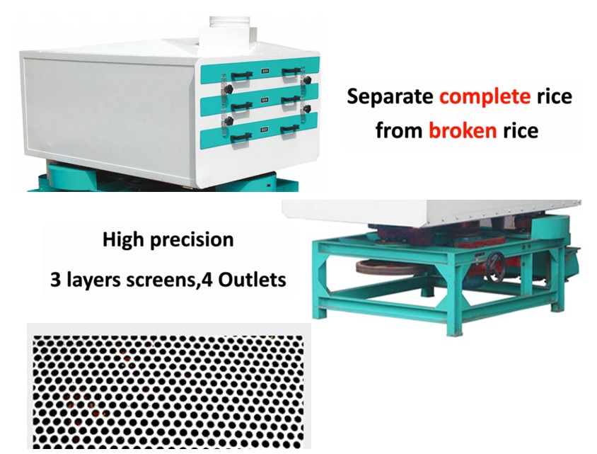 Professional STR MMJP80*3 2tons broken rice seed gravity separator machine rice grader